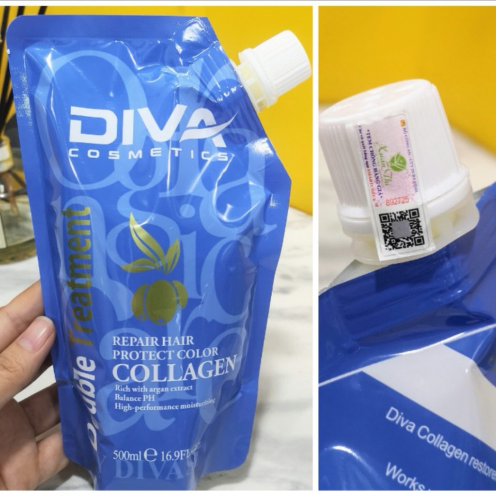 DẦU HẤP PHỤC HỒI COLLAGEN DIVA 500ml