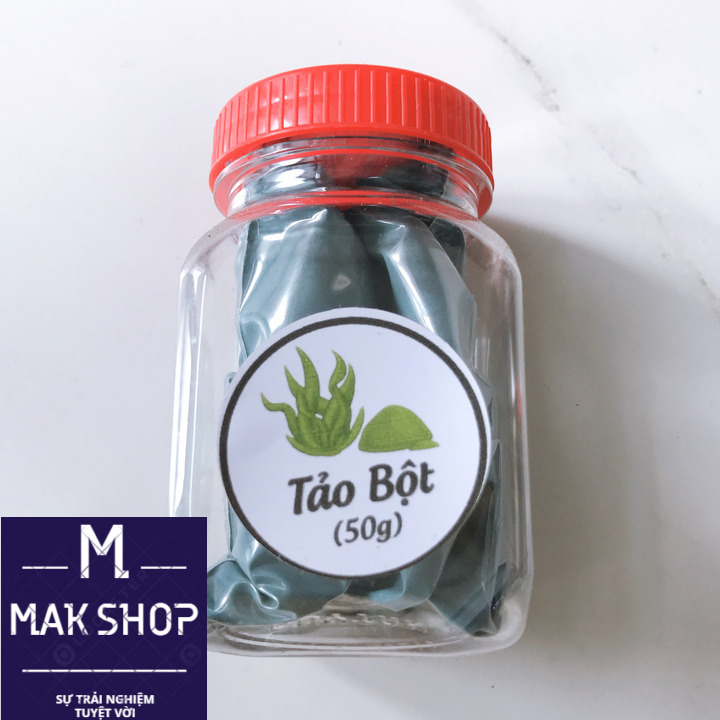 1 Hủ Tảo Bột 50g, Thức Ăn Cho Cá, Tép Cảnh, Artemia, Bổ Sung Chất xơ, Tốt Hệ Tiêu Hóa Cho Cá Cảnh