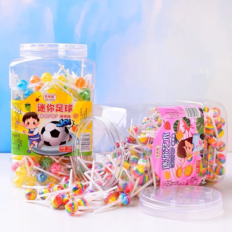 Combo 50 Cây Kẹo Mút Mini Mix Các Vị Trái Cây Cho Bé