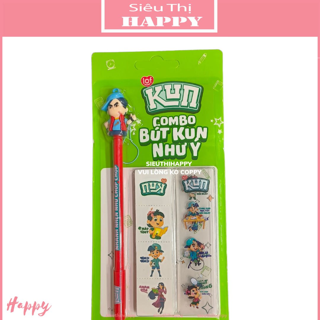 Combo Bút Kun Như Ý ChiBi - Quà Tặng Sữa Kun.