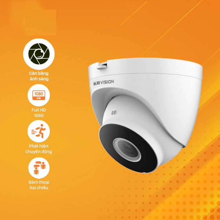 Camera IP WIFI KBVISION KX-A4012WN-A dome 4.0MP