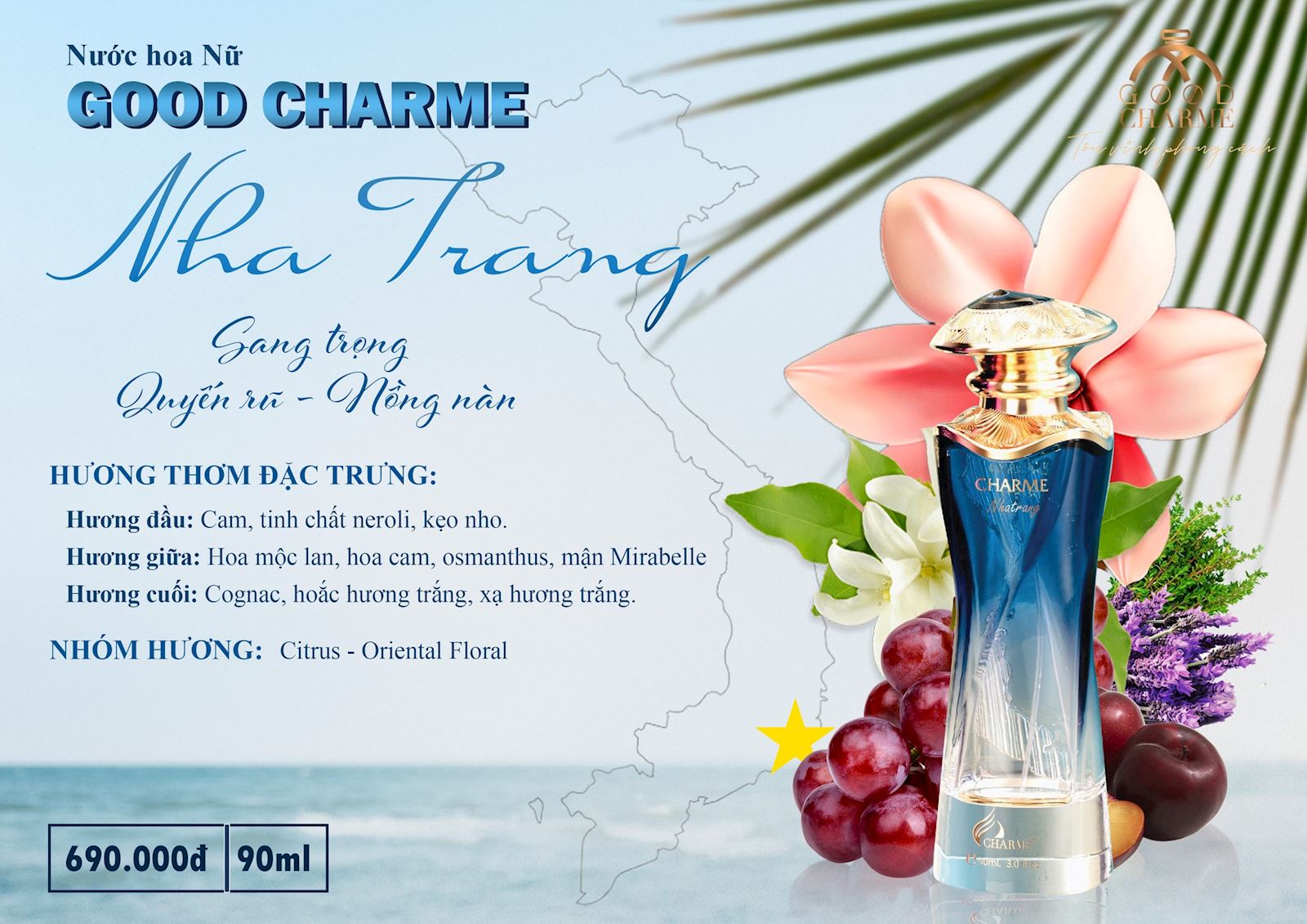 Nước Hoa Nữ Good Charme Nha Trang 90ml