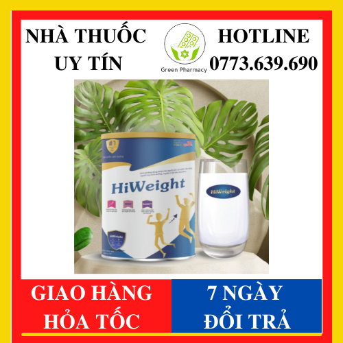 Sữa tăng cân HiWeight - Tăng cân an toàn, hiệu quả - Green Pharma 1