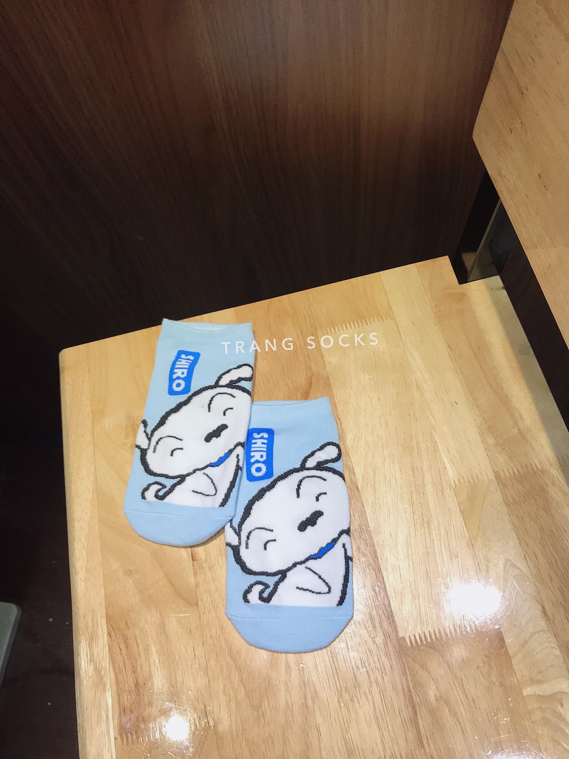 Tất ngắn cổ hoạt hình Shin Chan