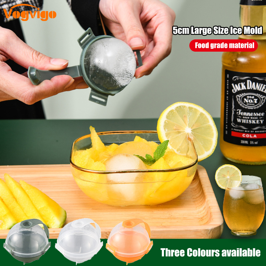 1Pc 5cm Large Size Ice Mold Round Ice Ball Maker Ice Cube Maker Whiskey DIY Summer Ice Mold Bar Tools Kitchen Tools