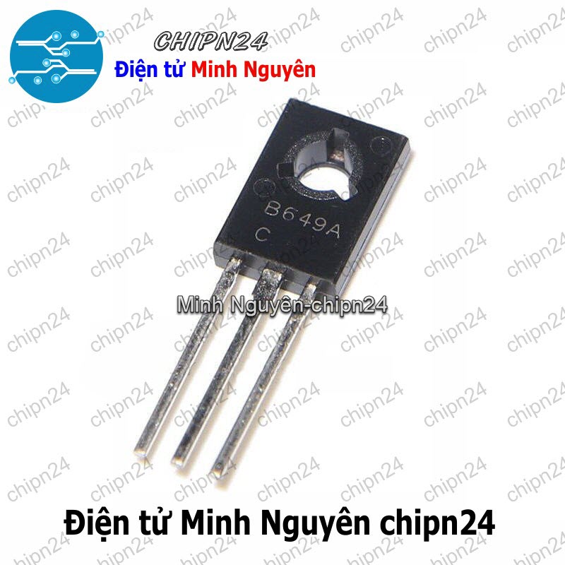 [5 con] (KT1) Transistor B649 TO-126 PNP 1.5A 160V (2SB649A 2SB649 649) - HH006114