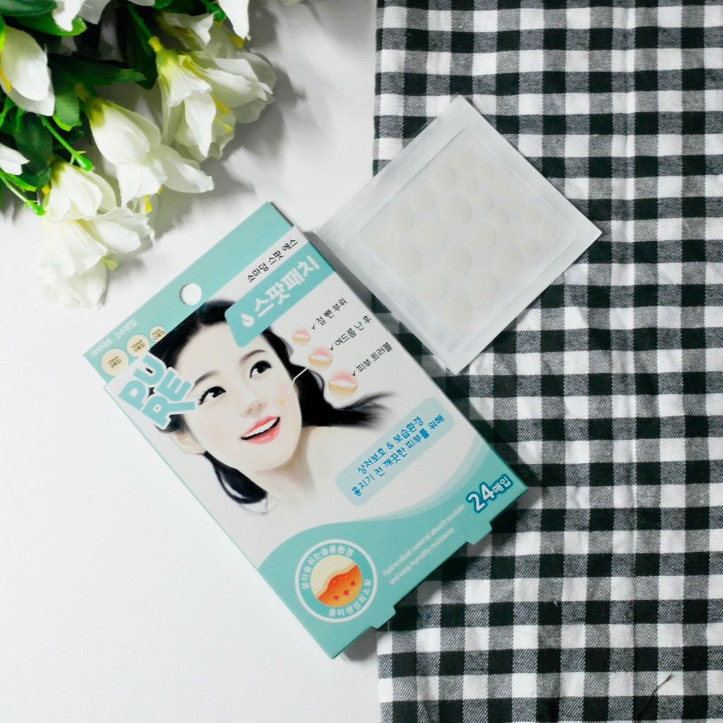 Combo 5 miếng dán mụn Somaderm Spot 24pcs (3 size – 24 miếng Hãng Young Chemical- Hàn Quốc)