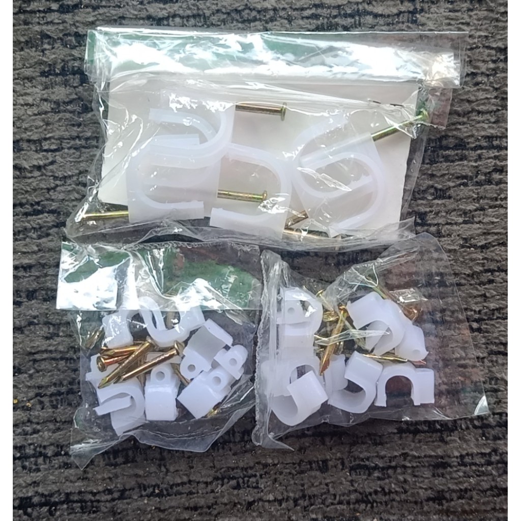Móc nhựa đóng ống dây điện 7mm, 10mm, 13mm