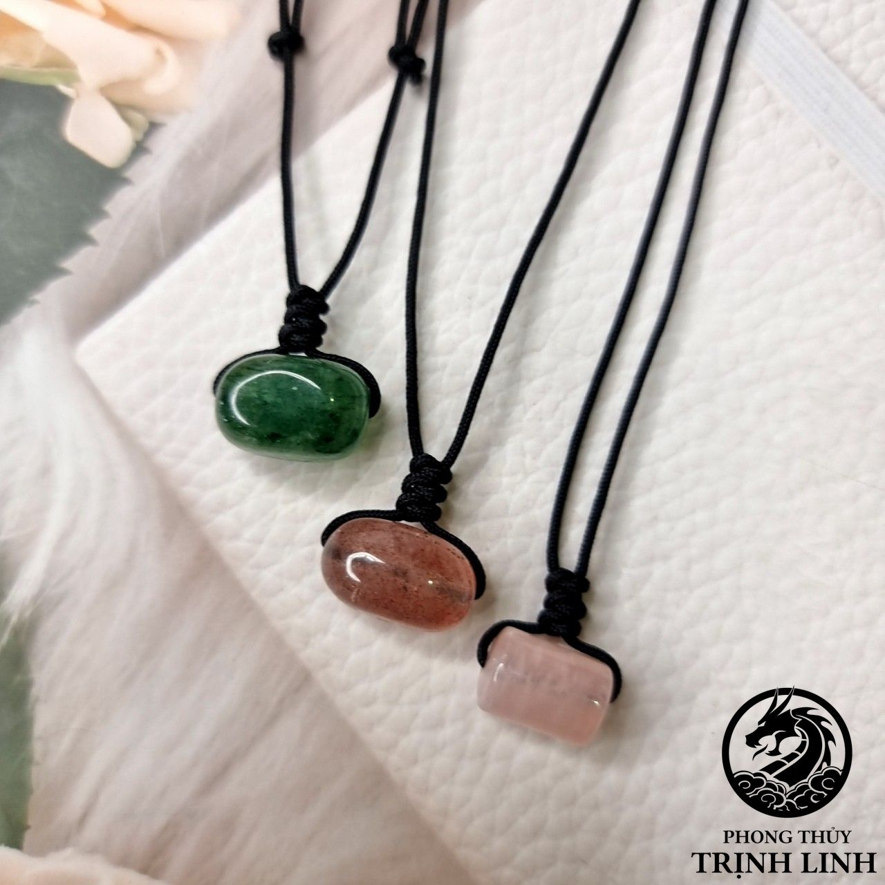 VÒNG CỔ 1 HẠT ĐÁ THẠCH ANH LU THỐNG