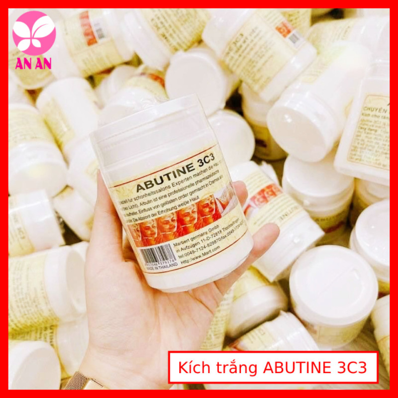 Kem kích trắng ABUTINE 3C3 Thái Lan Chính hãng - Kích trắng 3C3 nâng tone da nhanh chóng , trộn chung kem Body các loại (hộp 200gram)