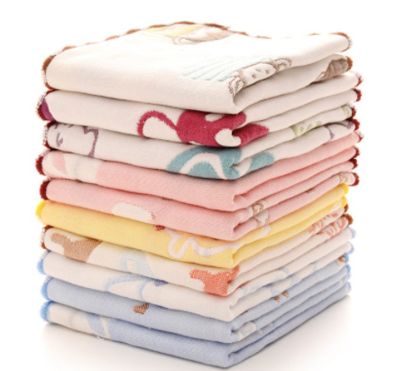 Khăn mặt cotton 6 lớp 25*25cm cho bé