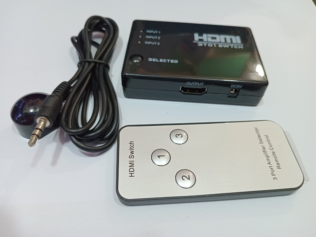 Bộ chuyển cổng (switch) HDMI 3 cổng vào 1 cổng ra
