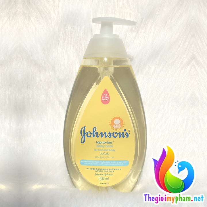 Tắm Gội Johnson Baby 500ml - Mẫu Mới