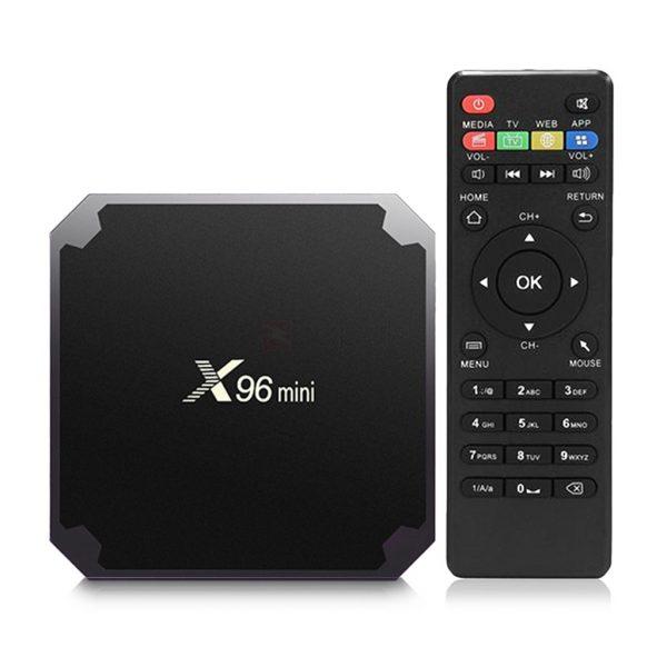 (xã kho 3 ngày ) Android tivi box X96 Mini - Android 7.1.2 - Ram 2GB- Rom 16GB (không kèm dây AV)