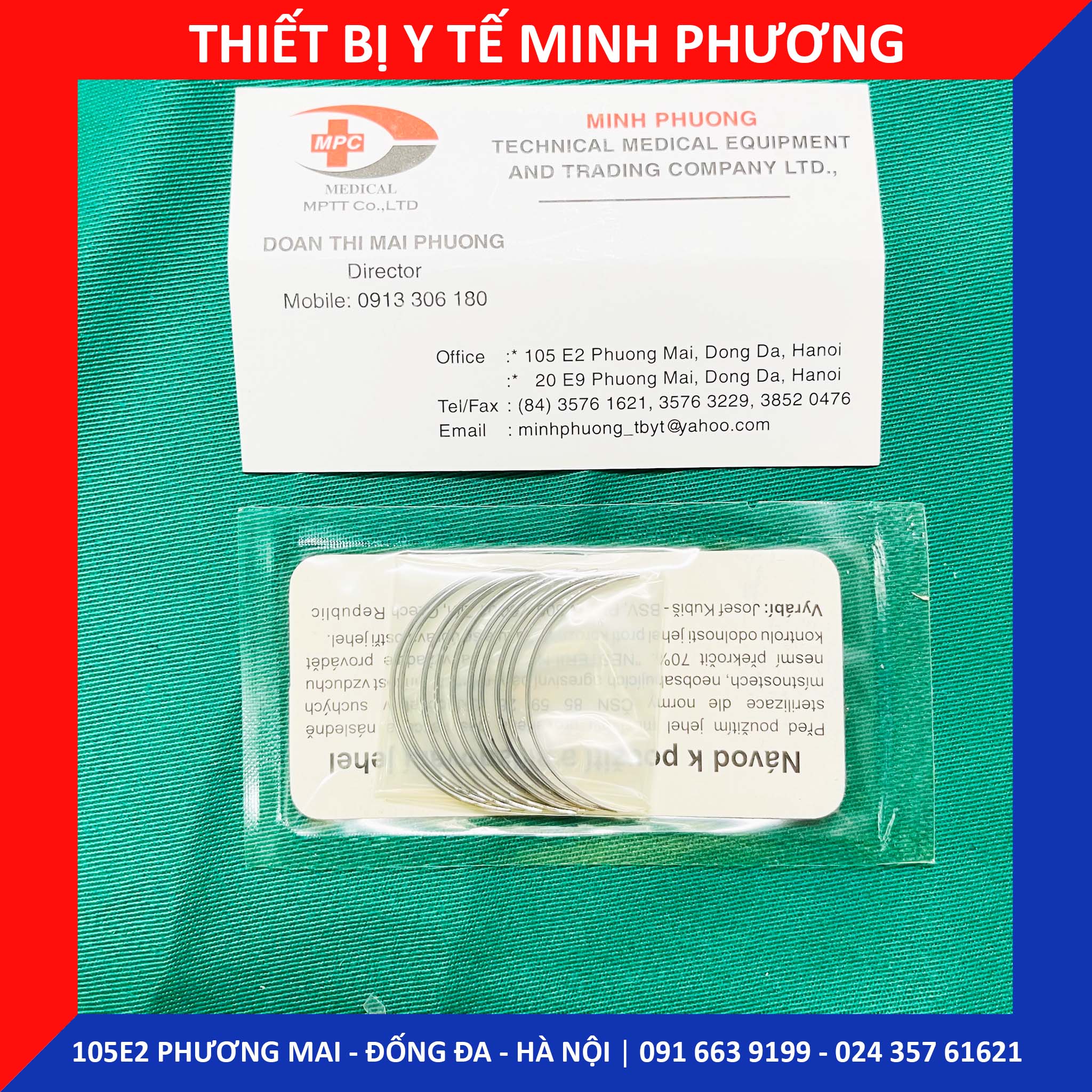 Set 10 kim khâu đầu tam giác