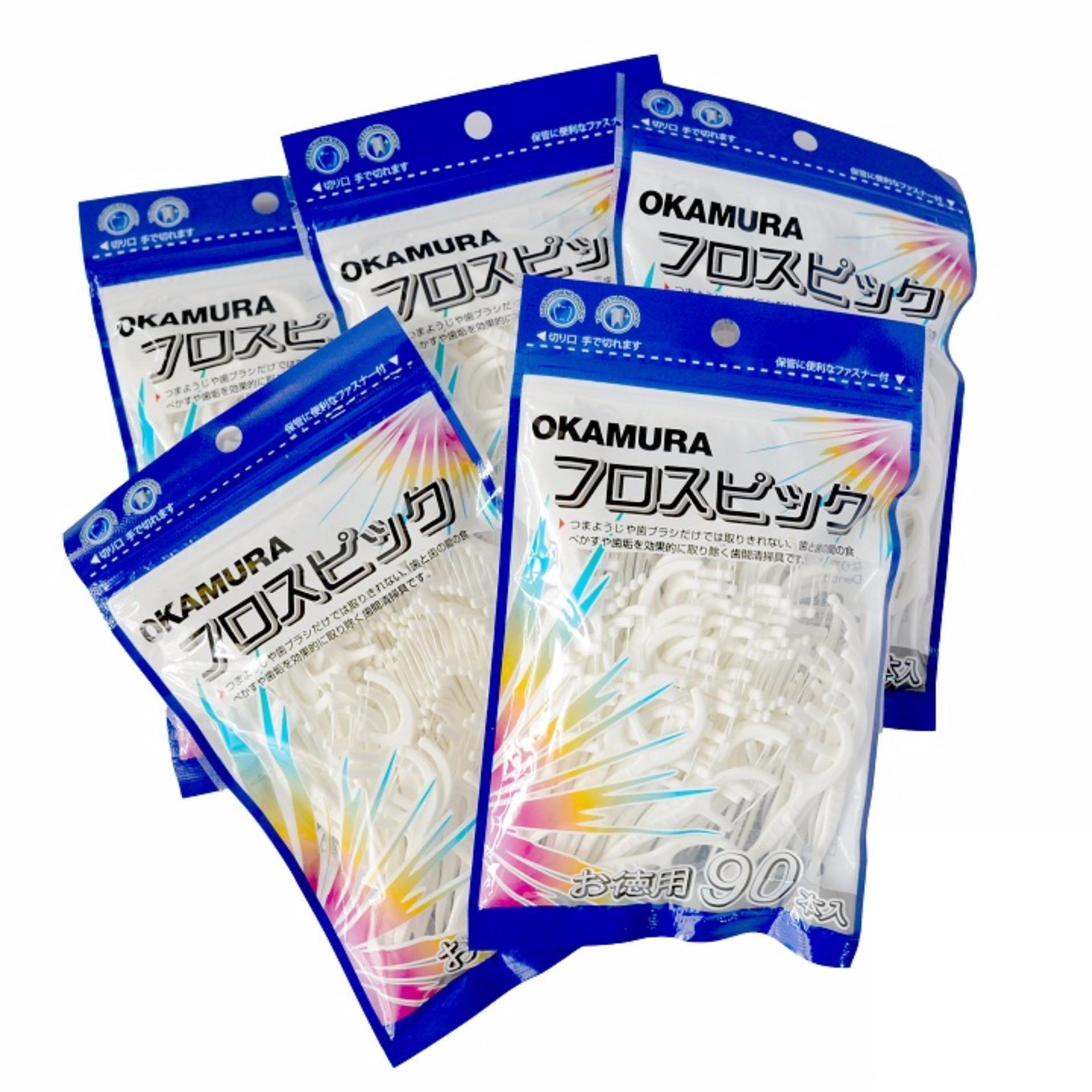 Tăm chỉ kẽ răng Asahi nhật bản gói 90 cây