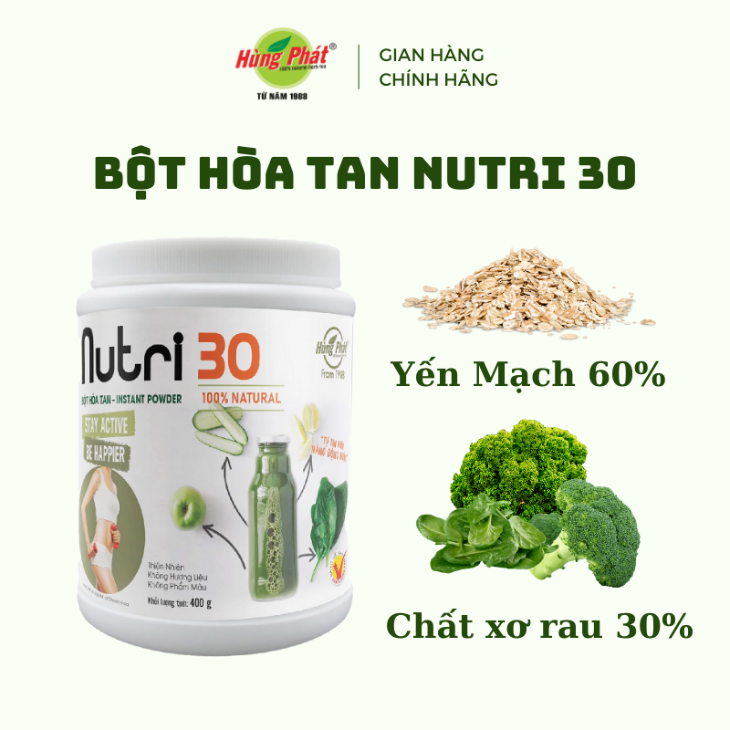 Bột Hòa Tan Nutri 30 - Thương Hiệu Hùng Phát
