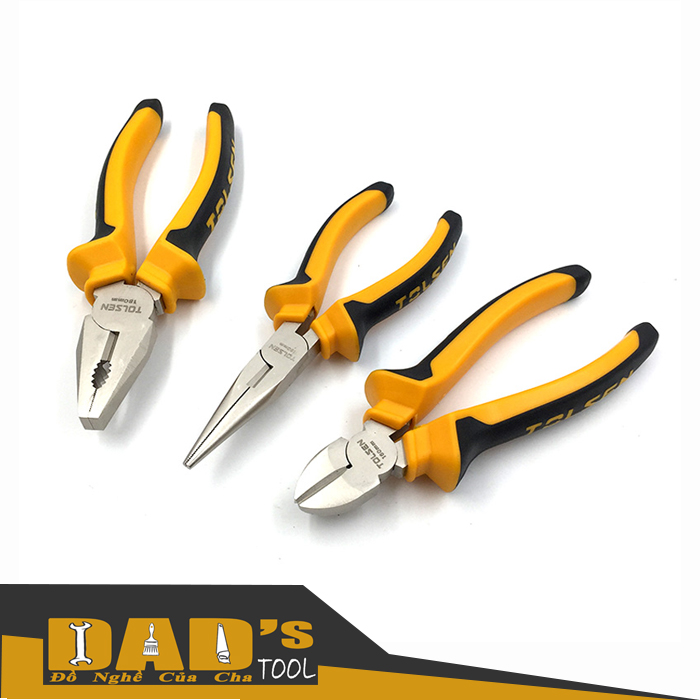 [HCM]BỘ 3 KỀM RĂNG(180mm)/CẮT(160mm)/NHỌN(160mm) - TOLSEN 10400/410