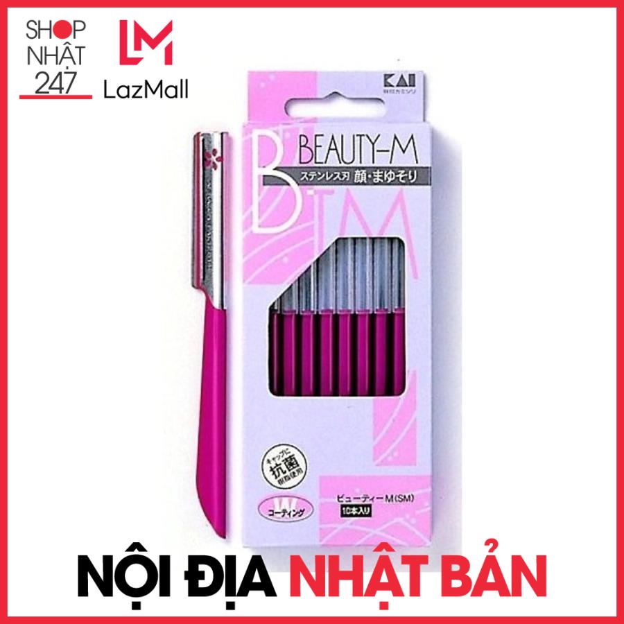 Dao cạo lông mày, dao cạo mặt có lớp bảo vệ dành cho nữ chính hãng KAI nội địa Nhật Bản