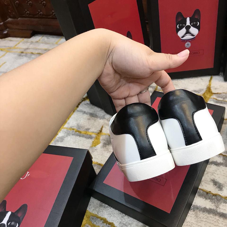 Giày sneaker nam, Giày sneaker thể thao cao cấp (Mã M13- Trắng)
