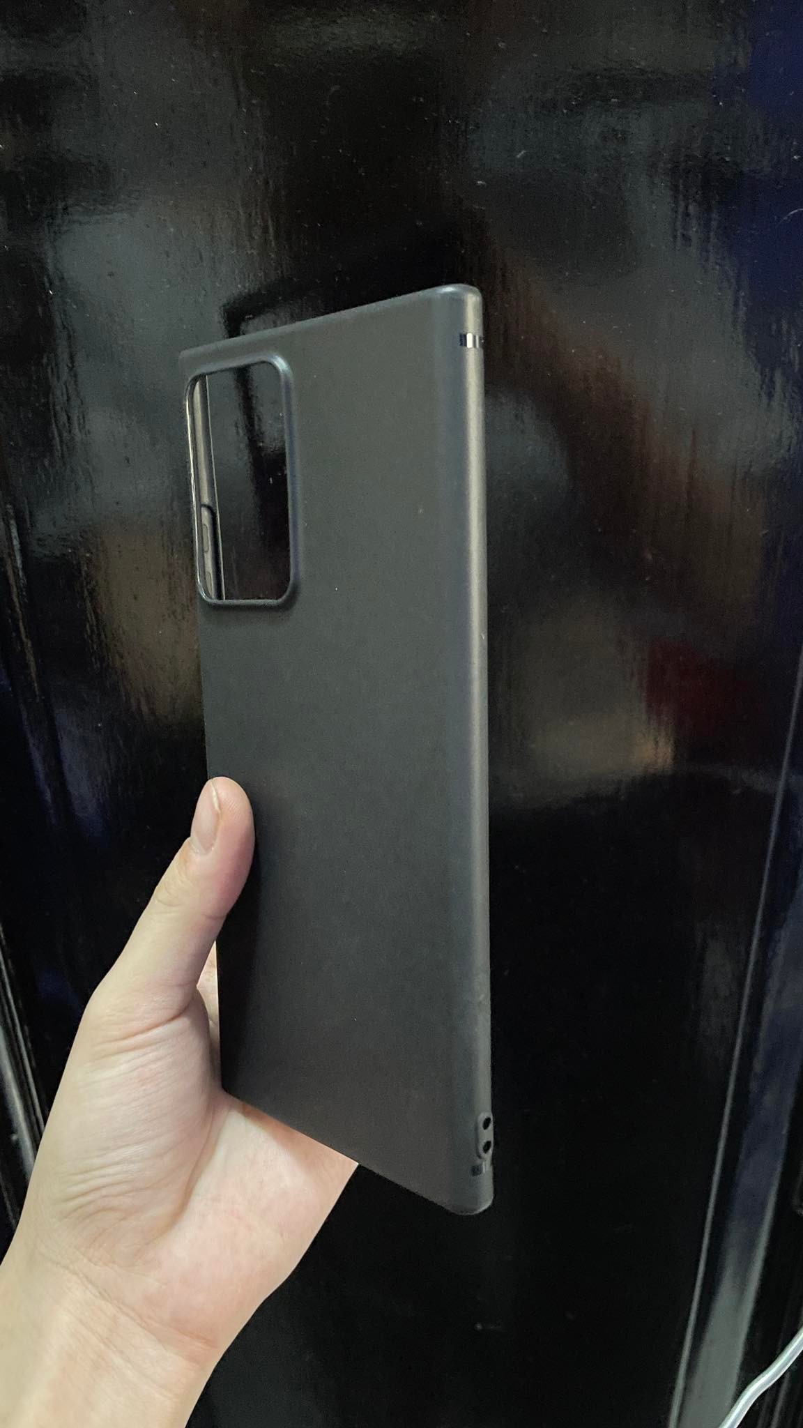 ốp lưng samsung Note 20 Ultra dẻo đen