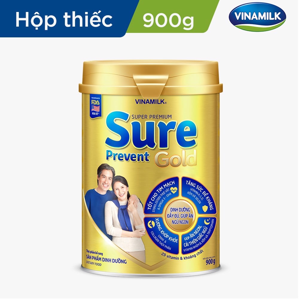 Sữa Bột Sure Prevent Gold 900g