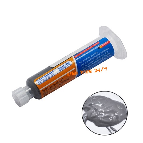 Thiếc bột mechanic solder paste xgz40 35g dạng tuýp sn63/pb37
