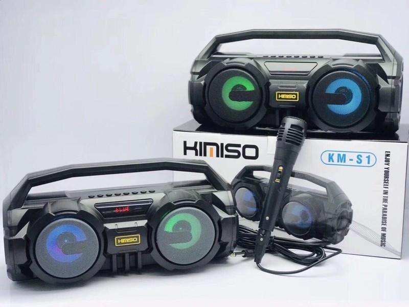 Loa bluetooth karaoke Kimiso KM-S1 kèm míc