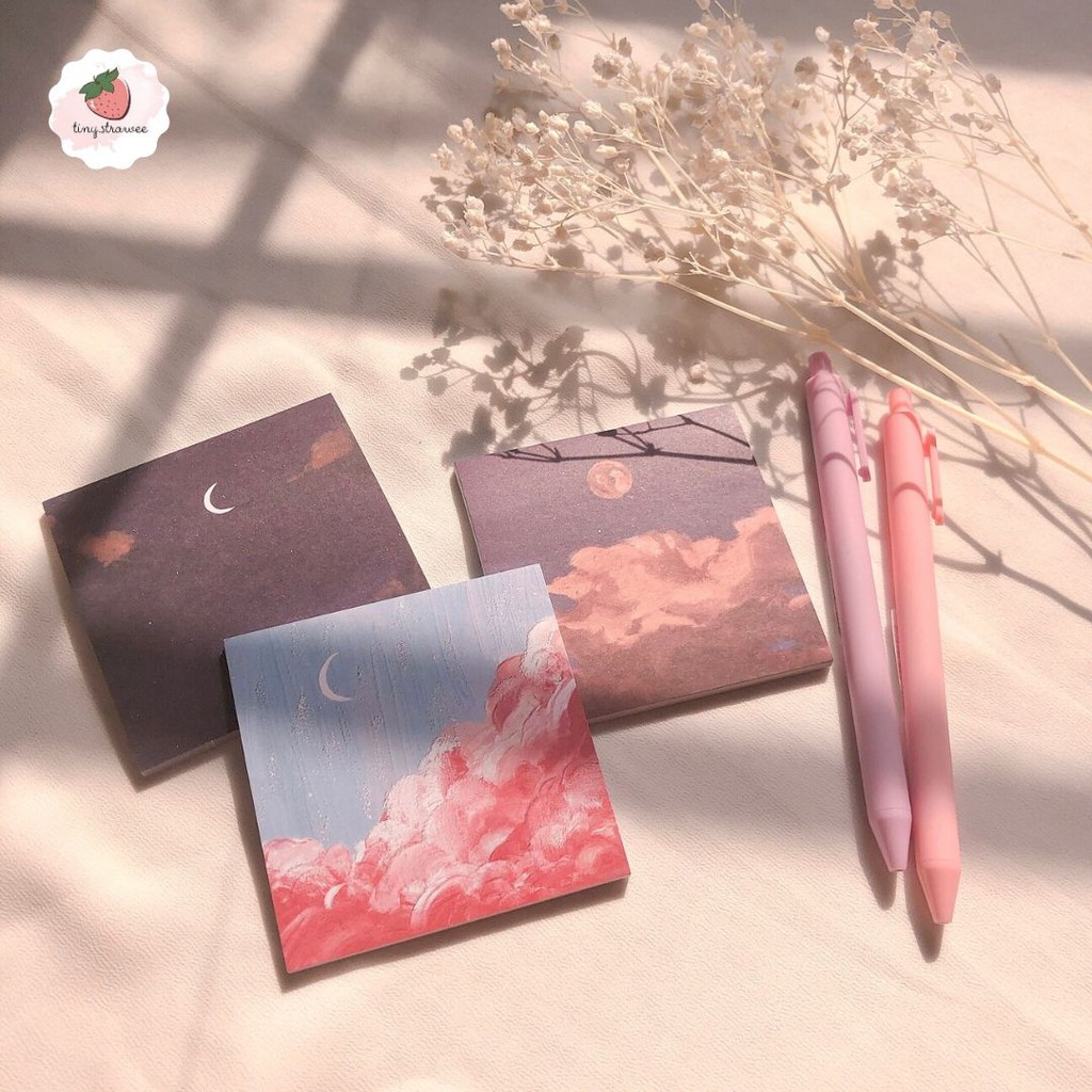 Set 3 tệp note sóng biển 90 tờ