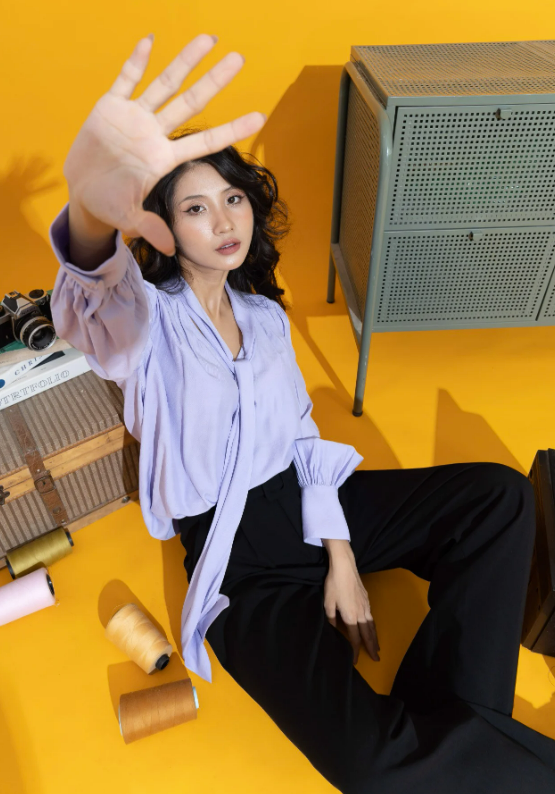 Áo sơ mi HIME thiết kế tay dài H003