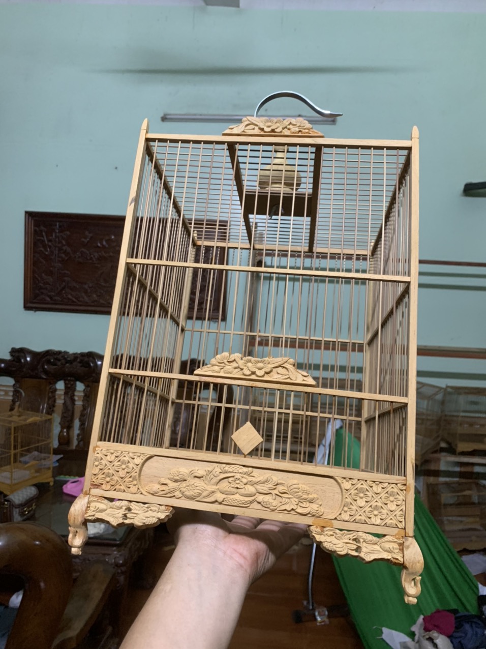 lồng chim tự ráp chim hút mật