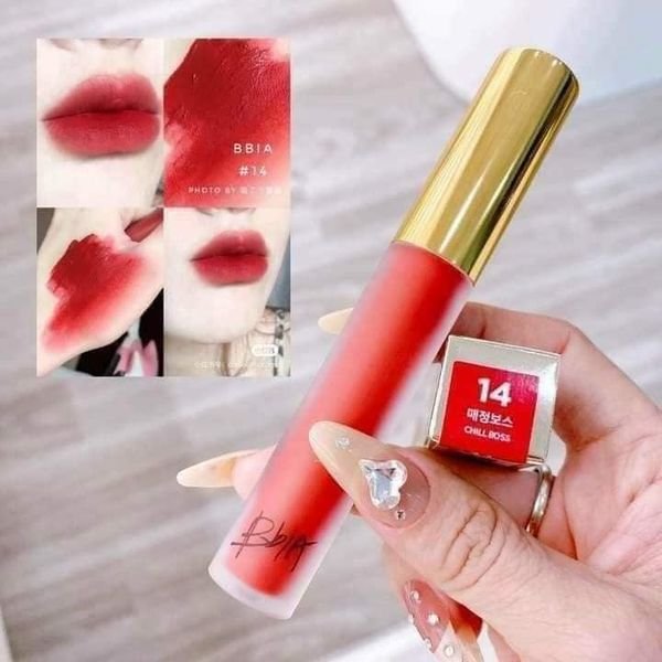 [CHÍNH HÃNG] SON KEM BBIA MÀU 14 - ĐỎ THUẦN