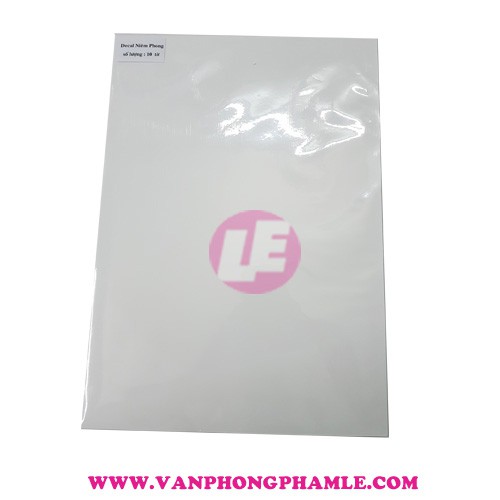 Giấy decal bể niêm phong A4