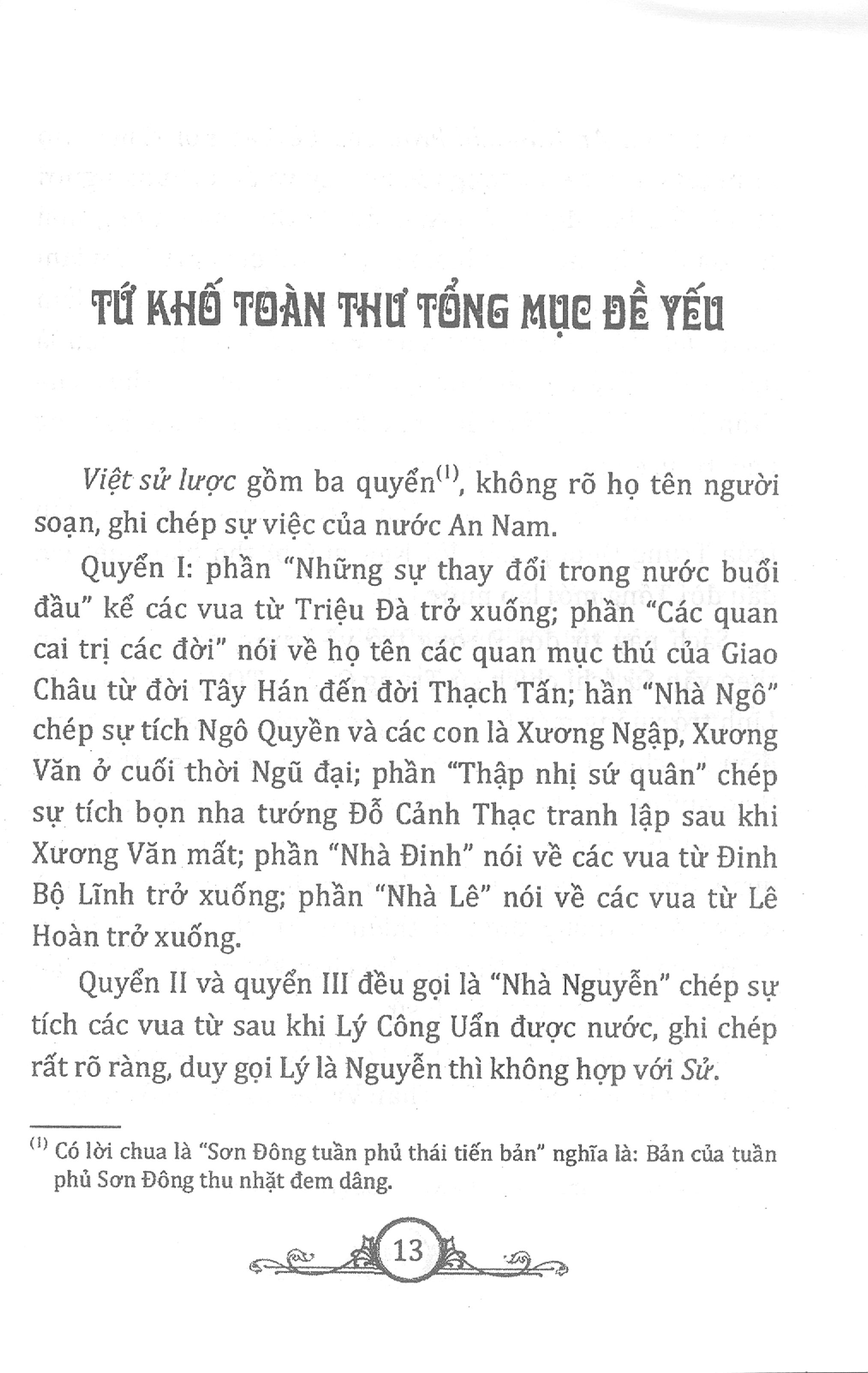 Việt Sử Lược