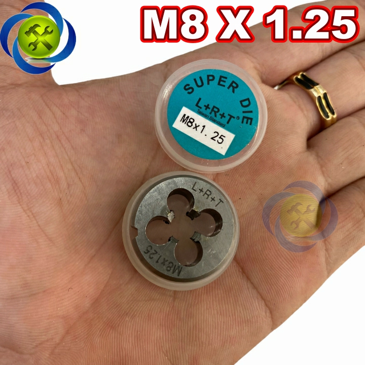 Đầu taro ren ngoài m8x1.25 hãng l+r+t đường kính 25x9mm