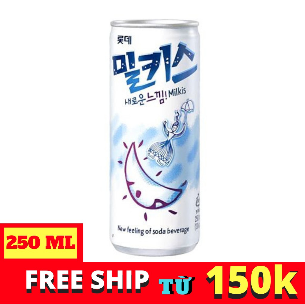 NƯỚC SODA MILKIS LOTTE HÀN QUỐC LON 250ML