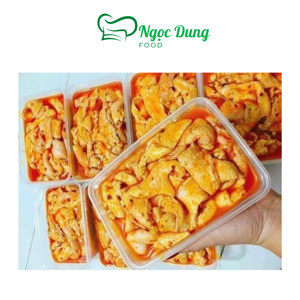 Vú heo ướp chao kèm nước chấm 500gr