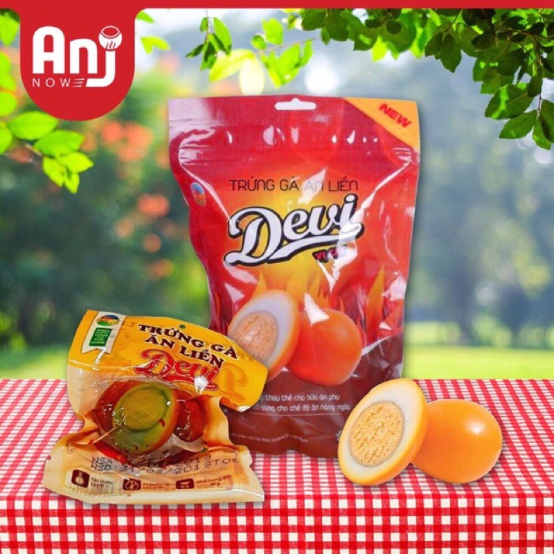 [HCM]Trứng Gà Ăn Liền Devi Dabaco vị cay (10 quả)