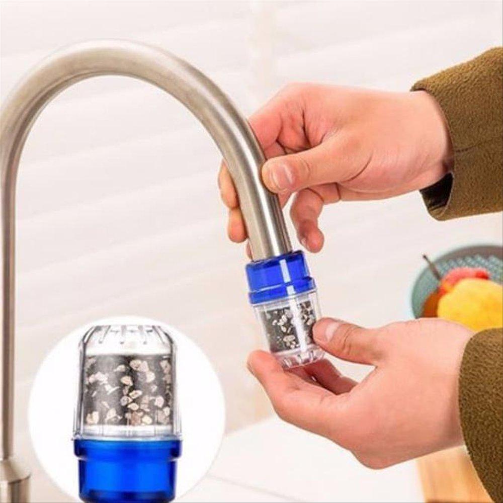 đầu Lọc nước tại vòi nano mini ( ion XANH )