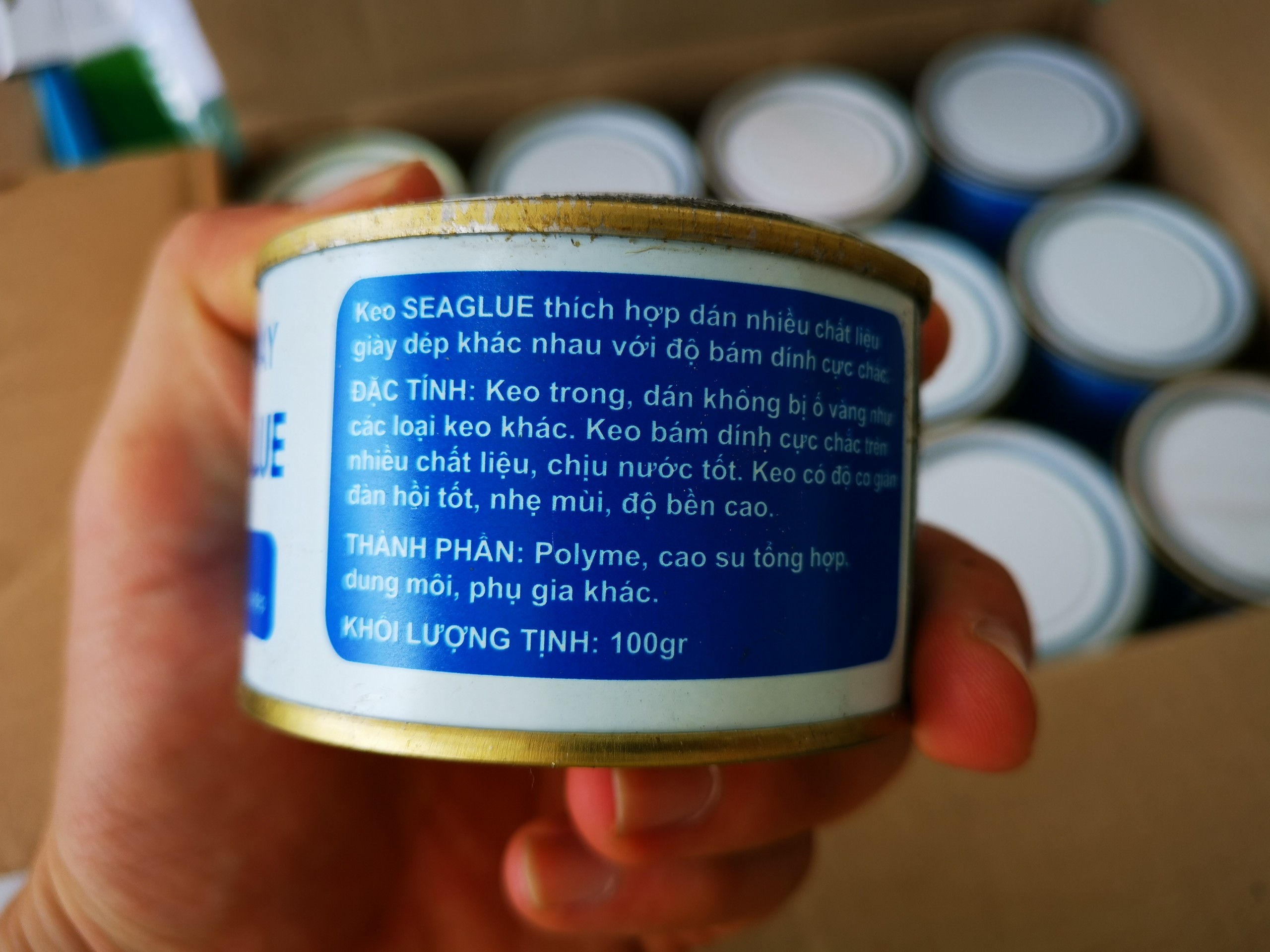 Keo Dán Giày Keo Siêu Dính Seaglue 100g