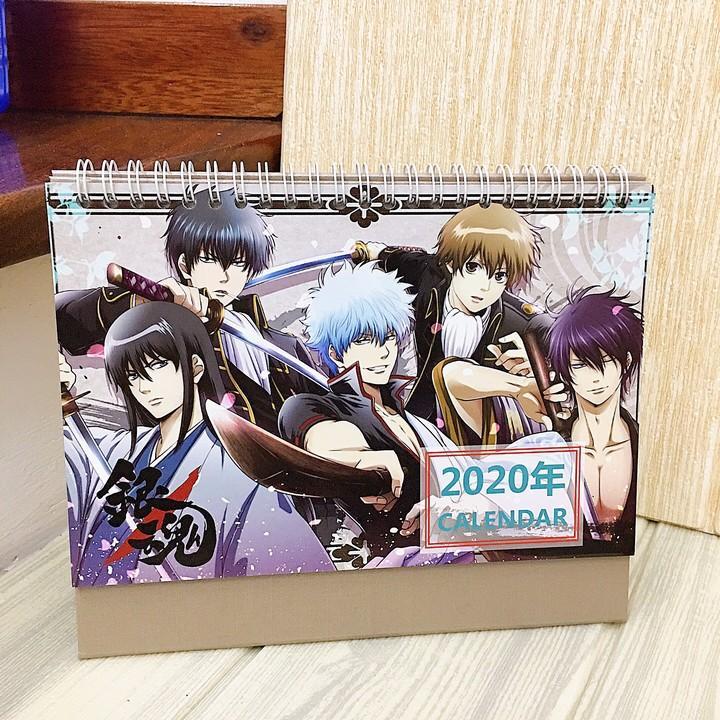 Lịch Gintama in ảnh đẹp anime chibi idols lịch để bàn