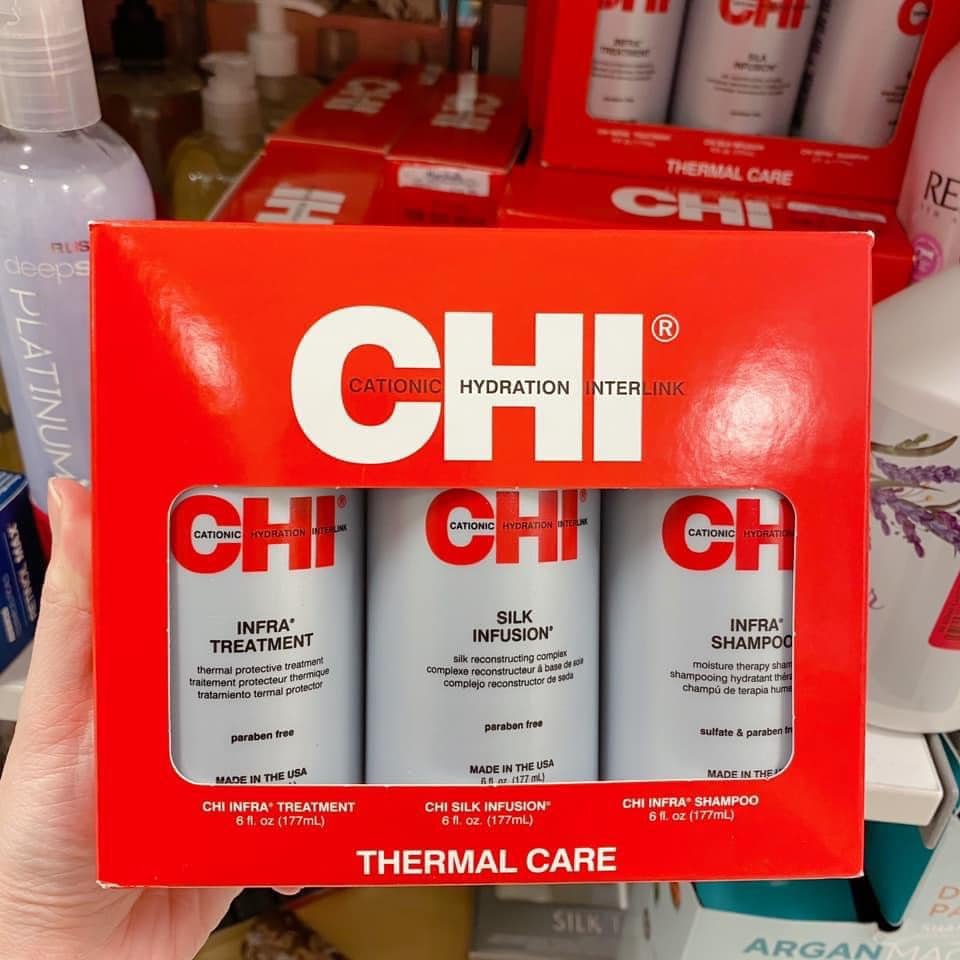 [HCM]Tinh dầu dưỡng tóc CHI Silk Infusion 177ml