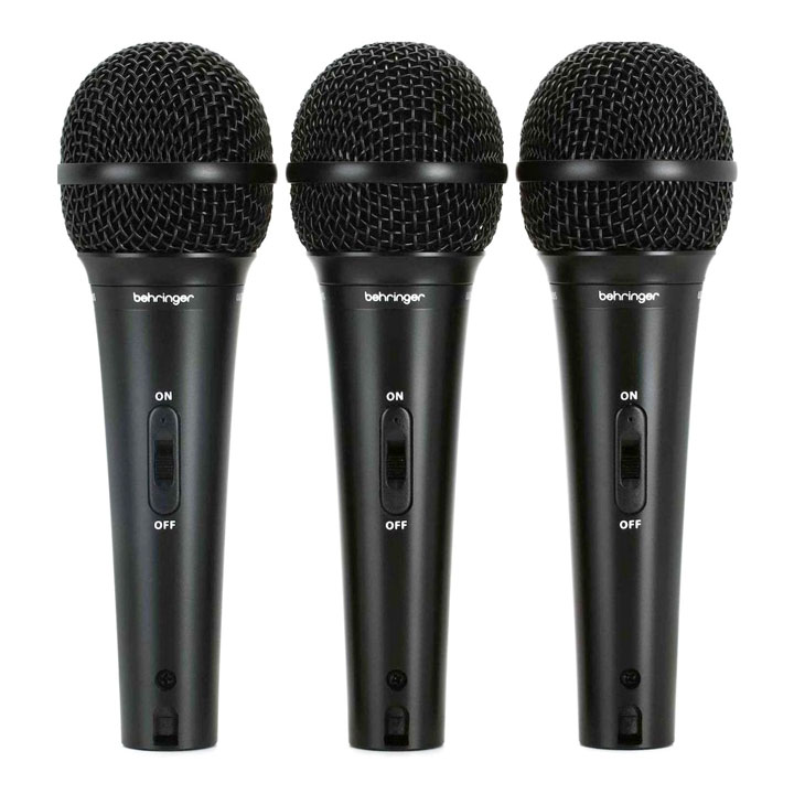 Bộ 3 Micro sân khấu - Behringer XM1800S