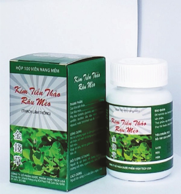 VIÊN UỐNG LÀM TAN SỎI THẬN KIM TIỀN THẢO RÂU MÈO - ĐÁNH TAN SỎI TRONG THẬN - GIÚP LỢI TIỂU - GIẢM KÍCH THƯỚC CÁC LOẠI SỎI- THẠCH LÂM THÔNG - LỌ 100 VIÊN
