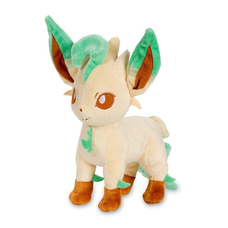 Gấu Bông Pokemon Eevee Leafeon Hệ Cỏ (20Cm---32Cm) Hàng Mới 100% Chính Hãng, Có Tem Và Tag Giấy