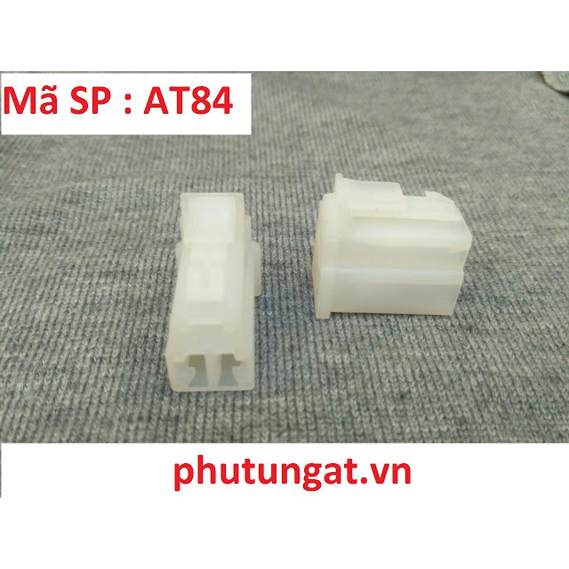 Nhựa đầu ĐỰC 3P 6.3 - AT84 ( 1 bịch / 10 Cái)