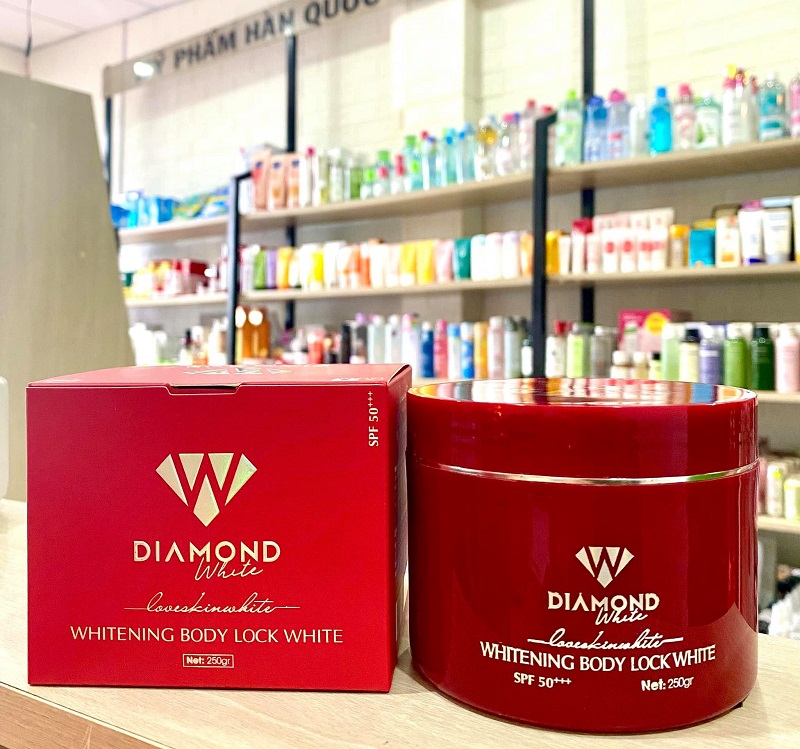 Kem body nano dưỡng trắng da diamond white 25gr