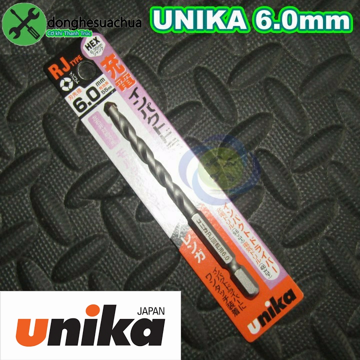 [HCM]Mũi khoan tường Unika 6mm RJ 6.0 x 100 đuôi lục giác