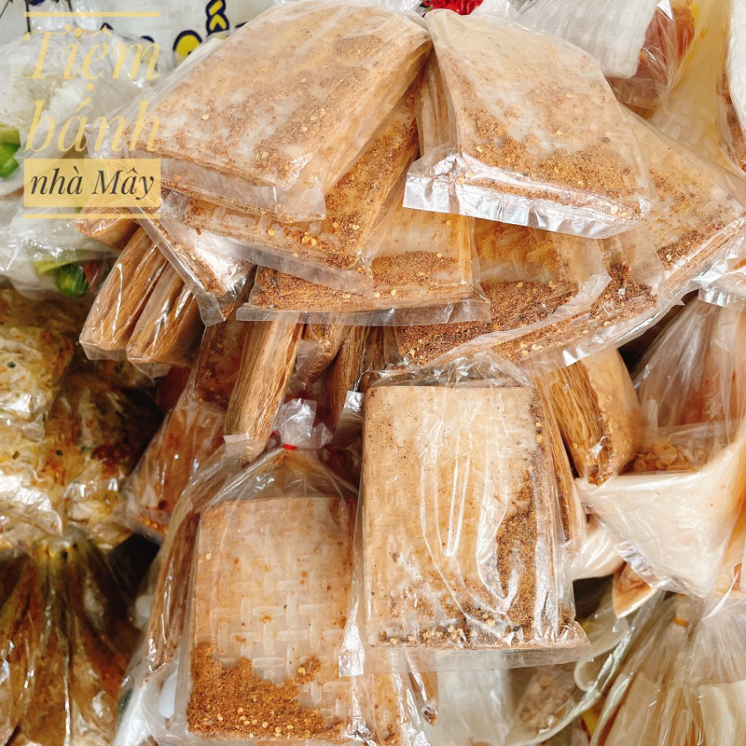 BÁNH TRÁNG XIKE MUỐI TỎI (KHÔ)