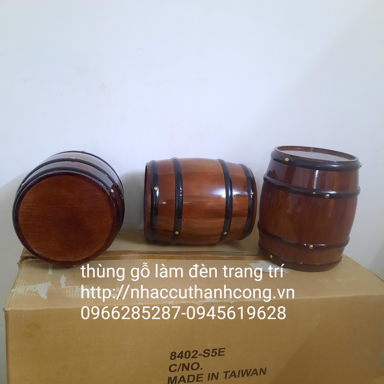 Thùng đựng rượu vang 5l, trống rượu vang để bàn làm đèn loa